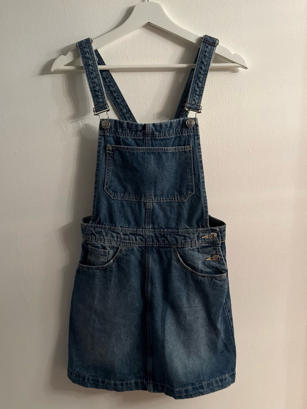 Divided Denim Overall Dress - Blue